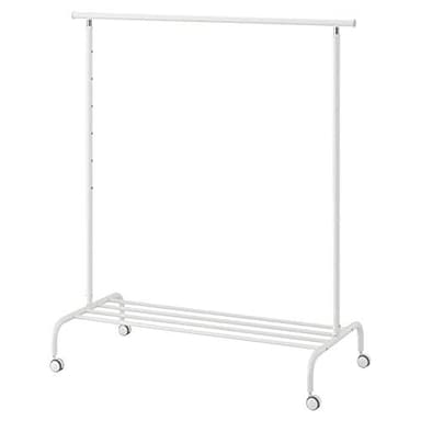 Ikea RIGGA Portant à vêtements Blanc