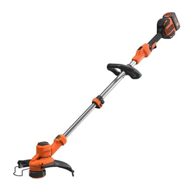 BLACK+DECKER Coupe-Bordures sans Fil 36V avec Batterie et Chargeur Rapide - Largeur de Coupe 33cm, Moteur brushless, déroulement Automatique du Fil, Vitesse Variable - BCSTA536L1-QW