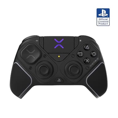 Turtle Beach Victrix Pro BFG Reloaded Noir PlayStation Manette de gaming modulaire sans fil w/Bluetooth, module Fightpad et effet Hall pour PlayStation 5, PlayStation 4 et PC