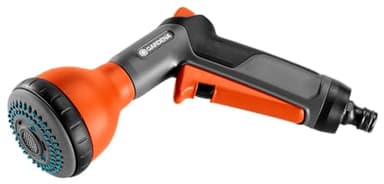 Pistolet d'arrosage multi-applications Classic de Gardena : lance d'arrosage des plantes, 3 formes de jet d'eau, protection contre le gel (18313-20)