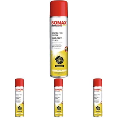 SONAX Nettoyant Freins+pièces (400 ML) pour Entretien des Freins, embrayages et pièces Moteur | Réf: 04834000 (Lot de 4)