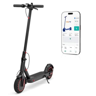 Trottinette électrique (autonomie de 30 km, Pente de 15%, Charge de 120 kg, écran, Application)