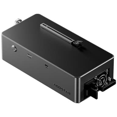 AOOSTAR AG02 eGPU Station d'accueil avec connecteur Oculink, Carte Graphique Externe GPU, Prise en Charge USB 4.0 Alimentation arrière 100 W, Bloc d'alimentation 800 W intégré, pour GPU jusqu'à 350 W