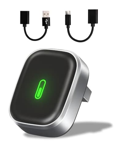 Swiftctrl Adaptateur Carplay sans Fil & Android Auto sans Fil 2 en 1 pour Apple & Android, Adaptateur Cle CarPlay Voiture pour Apple iOS 10+ & Android 11+, Compatible Voitures 2017+