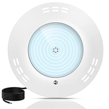LyLmLe Projecteur Piscine LED Remplie de Résine, 35W Lampe Piscine Extra-Plats (équivalent Ampoule halogène 300W), Montage en Surface, 3500lm, Angle de Faisceau 140 °, IP68 étanche, 12V AC/DC, 6000K