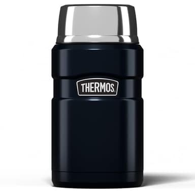 Très grand thermos isotherme en acier inoxydable, 710 ml, bleu métallisé