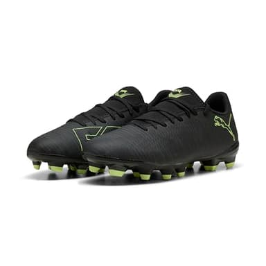 Puma Chaussures de Football Future 8 Play FG/AG, Puma Noir pétillant Vert Clair Terrain, 40 EU