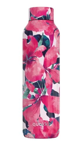 Quokka SOLID PINK BLOOM | BOUTEILLE THERMOS EN ACIER INOXYDABLE 630 ML