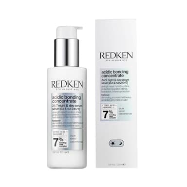 REDKEN - Sérum 24/7 Night & Day Acidic Bonding Concentrate - Soin Protecteur Sans Rinçage - Cheveux 9x Plus Forts* - Répare & Protège - Offre Hydratation & Brillance - Cheveux Secs & Abimés