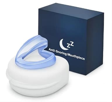 Snorva Anti Ronflement,snorva embout buccal- Technologie Innovante Réduisant les Ronflements Naturellement- Embout Buccal Confortable et Discret pour Nuits Tranquilles (bleu1)