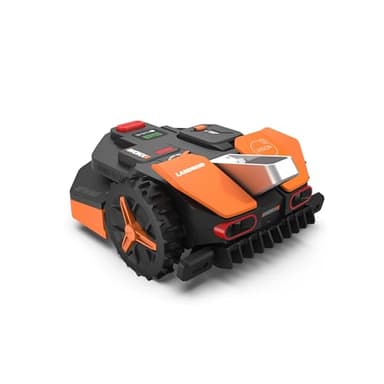 WORX LANDROID Vision WR202E, Robot Tondeuse sans Fil périphérique 250 m² Surf.Max 350 m², Installation en 30 Min, Caméra 4K + IA Adaptative, évite Tous Les Obstacles, Coupe des Bordures, Multizone