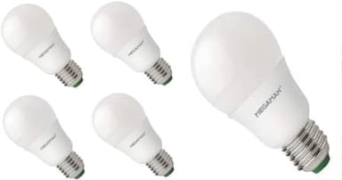 SOLER 5 X LAMPES AMPOULE LED Culot vis E27 LAMPE a Economie d'énergie 8,8W pour 60 W 1001 LM 220-240V Blanc chaud 2800K 15000 Heures de vie