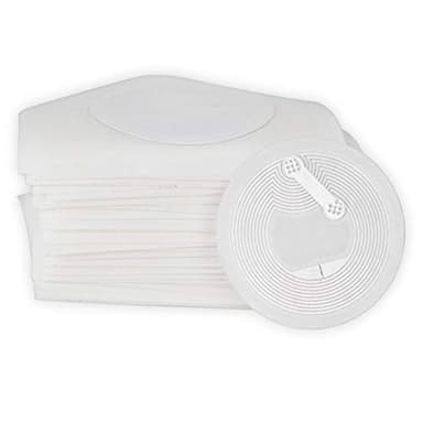 LIBO RFID NFC Autocollant MF Classic 1 K balises conformes à la Norme IC avec 1 K mémoire utilisateur 13,56 MHz ISO 14443 A étiquettes Dia. 25 mm (100 pièces)