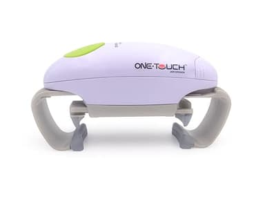 Ouvre-bocal électrique « Mains libres » ONE TOUCH KC12 - Sans effort par simple pression sur le bouton vert – Idéal pour les personnes souffrant de problèmes de préhension