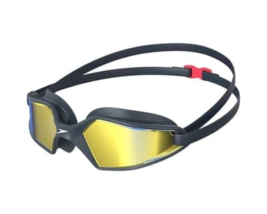 Speedo Hydropulse Mirror Lunettes de natation Mixte Adulte, Ardesia/Cool Gris/Chrome, Taille Unique