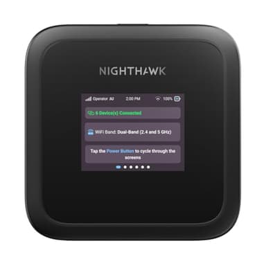 NETGEAR (MH3150) Nighthawk M3- Routeur Mobile 5G WiFi 6, 2,5 Gbps – Fonctionne avec Toutes Carte SIM- Hotspot WiFi, Usage Personnel ou Professionnel – réseau sécurisé- AX3600, jusqu'à 32 appareils