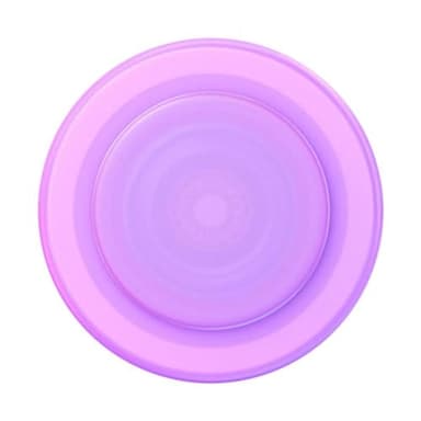 PopSockets: PopGrip Round pour MagSafe - Anneau Adaptateur pour MagSafe Inclus - Support et Poignée pour Smartphone et Coques avec Un Top Interchangeable - Opalescent Pink