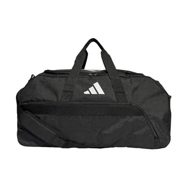 adidas Mixte Tiro League Duffel Bag, Black/White, M