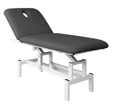 PLUS SANTE - FOBIA, Table de Soins Esthétiques Électrique, Largeur 65 à 75 cm, Hauteur Réglable (Gris, 65cm (sans Porte Rouleau,sans Roulette))