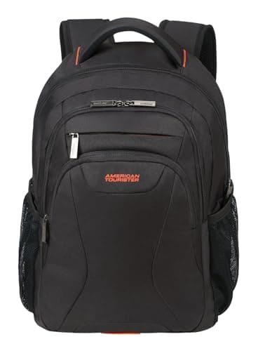 American Tourister at Work - 13,3 - 14,1 pouces sac à dos pour ordinateur portable, 46 cm, 20,5 L, noir / orange (noir / orange)