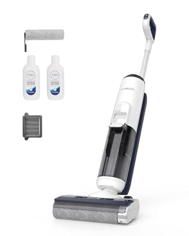Tineco iFLOOR 5 Breeze Complete Aspirateur Laveur, Aspirateur Sec Humide sans Fil pour Sols durs, Nettoyage des Bords, Auto-Nettoyage Automatique, 35 Min d'autonomie, Conception légère