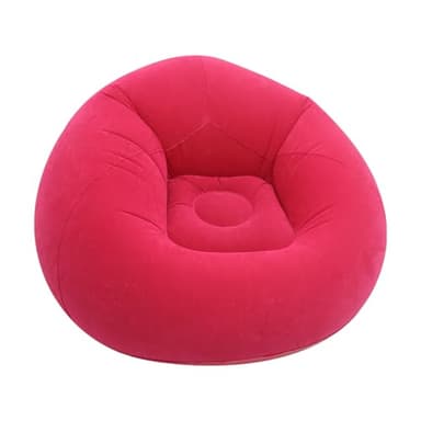 Wuvfojca Canapé Gonflable Interieur 103x103x60cm Fauteuil Gonflable Tissu Doux Résistant À l'eau pour Salon, Chambre À Coucher, Salle De Lecture, Bureau, Balcon, Camping, Voyage Adultes Et Enfant