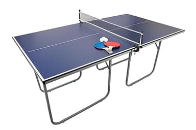 Table de Pingpong Tennis de Table Pliable en Fer 180cm x 100 cm Extérieur Intérieur Fun [Balle et Raquettes incluses]