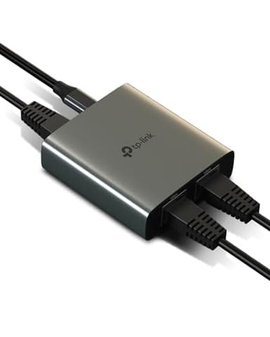 TP-Link EH210 Switch Ethernet 2 Ports 1000 Mbps RJ45 Splitter Network Compatible avec Ordinateur Routeur Décodeur Téléviseur