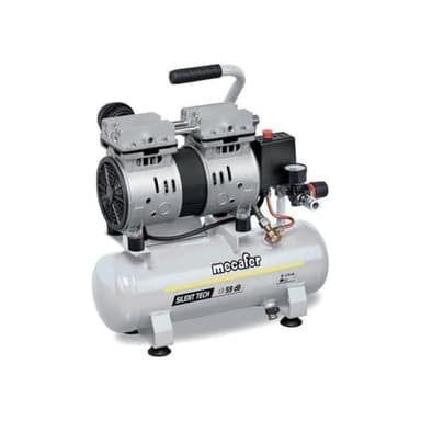 Mecafer 425513 Compresseur Silencieux 59 dB 6L/0,75HP/8 bar