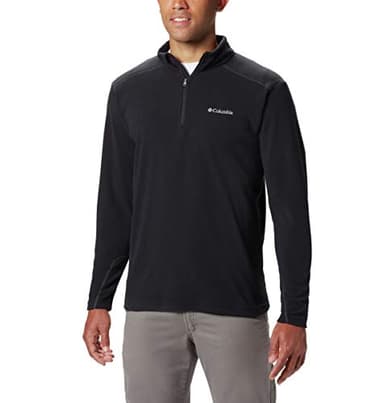 Columbia Klamath Range 2 Half Zip Pull en polaire Homme, Noir, M