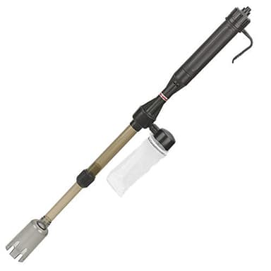 Amtra Handy - Aspirateur Aquarium Electrique - Accessoire de Nettoyage et Entretien, Idéal pour Le Sable et Gravier, Indispensable dans Un Kit de Nettoyage, Peut Egalement être Utilisé comme Siphon