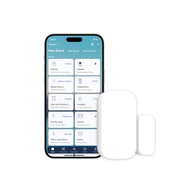 Aqara Détecteur d'Ouverture Porte/Fenêtre , NÉCESSITE AQARA HUB, Connexion Zigbee, Détecteur sans Fil pour Système d'Alarme et Domotique Intelligente, Compatible avec Apple HomeKit, Alexa, IFTTT