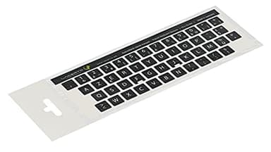 Lacerto® 13x13 mm - Autocollants français AZERTY - Pour claviers PC et ordinateur portable - Avec stratifié mat résistant aux rayures | French Keyboard Stickers | Couleur : noir