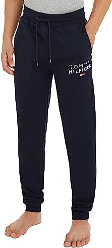 Tommy Hilfiger Jogging Homme Sweatpants Long, Bleu (Desert Sky), M