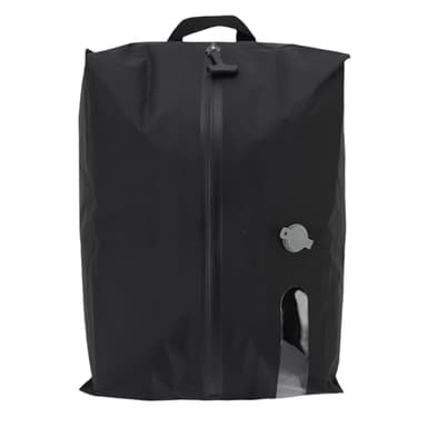 Qcwwy Sac de Rangement Sous Vide pour Voyage, Gain de Place, étanche à L'eau 70D TPU 16 L, Sac de Compression Sous Vide Réutilisable, Sac à Dos de Camping pour Valises, Bagages (BLACK)
