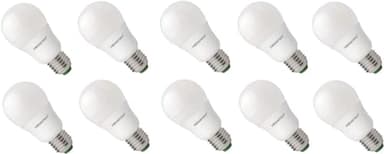 SOLER 10 X LAMPES AMPOULE LED Culot vis E27 Economie d'énergie 9W pour 60 W 1001 LM 220-240V Blanc chaud 2800K 15000 Heures de vie