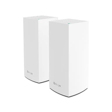 Linksys Système WiFi 6 Mesh triple bande Velop MX8400 (AX4200) (routeur WLAN, jusqu'à 525 m2, pour plus de 80 appareils, pack de 2, blanc)