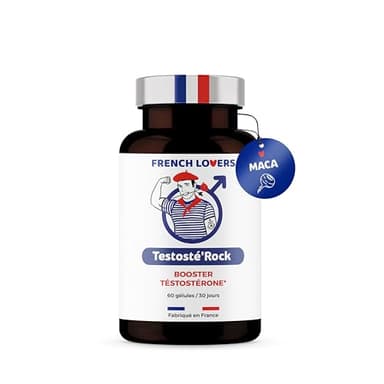 Formule Testostérone & Circulation sanguine | Peformance Homme | Boosteur de Testostérone Effet longue durée | Maca Tribulus Ashwaganda Zinc L-Arginine | Fabriqué en France | 60 comprimés.