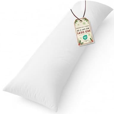 Utopia Bedding Oreiller de Corps (1 Paquet), 40x145 cm Soutien à la Grossesse et à la maternité pour dormeur Long sur Le côté, Rembourrage en Polyester Doux (Blanc)