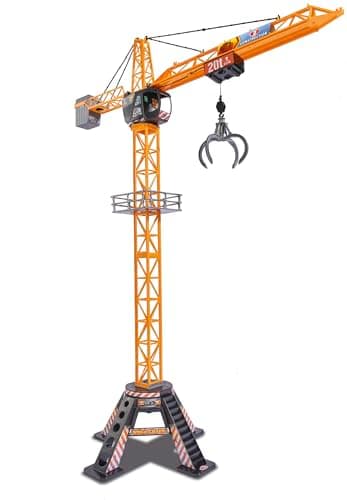 DICKIE TOYS- 20 346 2412 - Radio Commande - Voiture - Grue Mega Crane, 120 cm, Multicolore