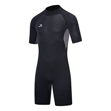 Combinaisons de plongée courtes en néoprène de 2/3 mm pour homme et femme - Fermeture éclair dans le dos - Pour la plongée sous-marine, le snorkeling, le surf, le kayak - Combinaison de plongée à