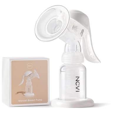 NCVI Tire Lait Manuel, Flange 20mm, Sans BPA, Recueil du Lait Maternel Facile pour l'Allaitement