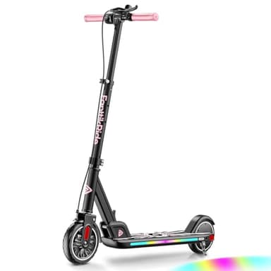 FanttikRide T9 Apex Trottinette Électrique Enfant 130–170 cm, Moteur 200 W, 11/16/19 km/h, Lumières LED Colorées, Haut-Parleur Bluetooth, Écran Digital, Hauteur Réglable, Pliable, sans ABE