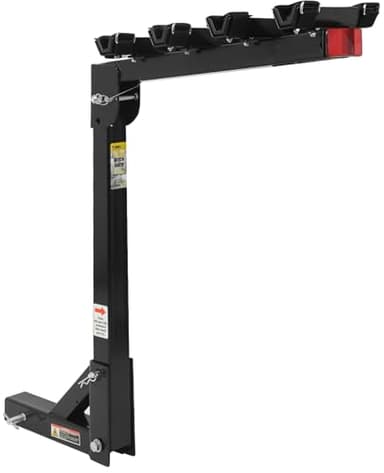 MAXXHAUL 70210 Porte-vélos pour 4 vélos, pour Voitures, camions, SUV, Mini Vans, Taille L, Noir