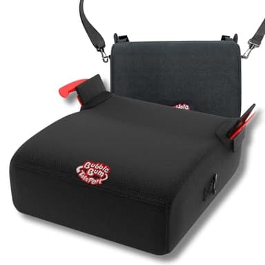BubbleBum TelePort Rehausseur Voiture Enfant, Siège Auto Réhausseur, Siege Auto Portable Télescopique, Idéal au Quotidien et Pliable pour le Voyage, Certifié R129, Pour Enfants 125 cm à 150 cm – Noir
