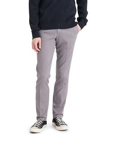 Dockers Homme Easy Khaki Slim Fit Pantalon décontracté, Burma Grey, 38W / 32L