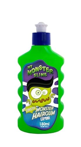 My Monster Slime - Gel pour Enfants 160 ml - Formule Douce et Amusante pour Styles Enfants - Fixation Légère et Facile à Appliquer