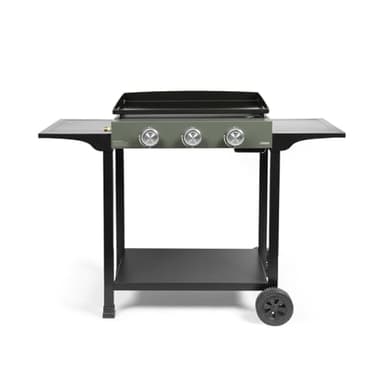 Plancha Gaz 7500w Plaque Acier Émaillé 62x34,5cm - DOC326