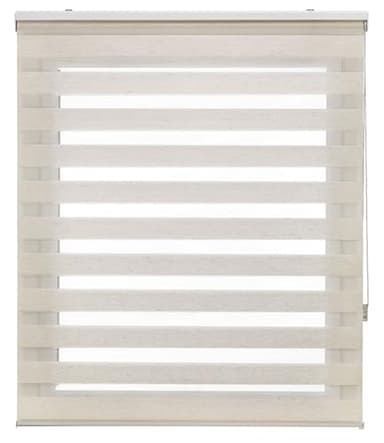 Estoralis | Vera | Store Enrouleur Jour Nuit Moderne | Double Tissu Uni | Lin | 125 x 180 cm. (Largeur/Hauteur) Taille du Tissu 122 x 175 cm. | Stores pour fenêtres et Portes