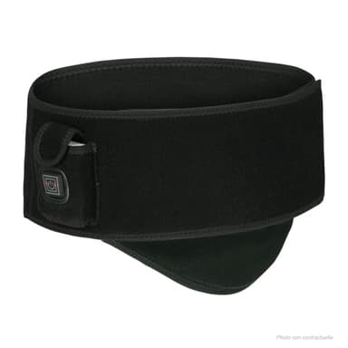 G-Heat - Ceinture lombaire chauffante massante - Relaxe - soulage les douleurs et tensions. Fournie avec batterie et câble de recharge